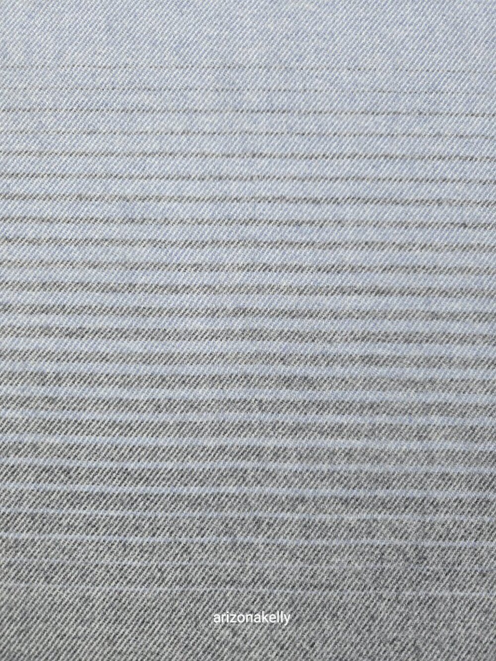 McNutt Lambswool Scarf Blue, Grey, Creme with Stripes Ireland Oversized - Picture 6 of 14